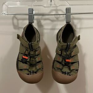 Kids Keen Newport Sandals Size US1 Green